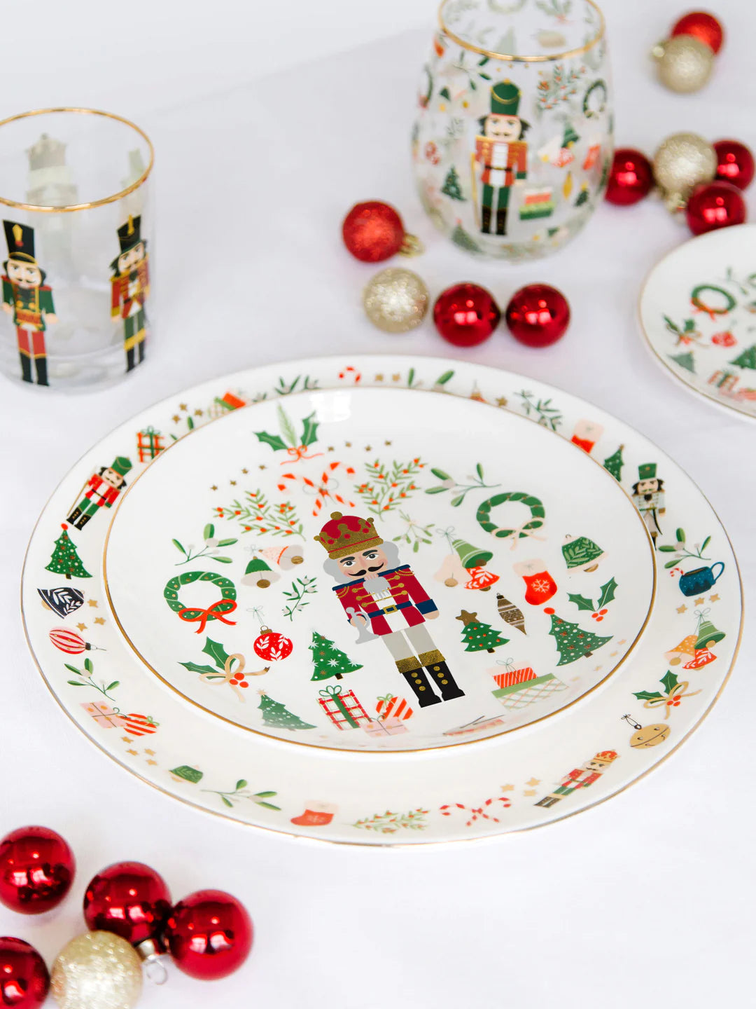 Nutcracker Dinner Plate Wight Elephant Boutique