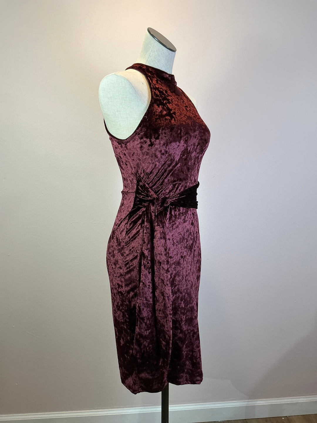 fitted lace wedding dress Mabel Velvet Dress main image 1